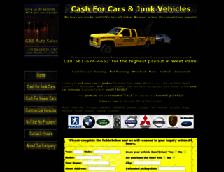 cashforcarsandjunk.com screenshot