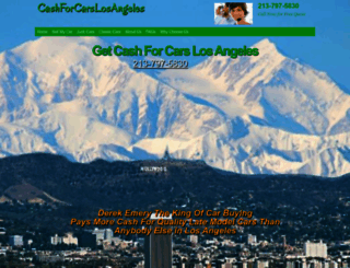 cashforcarslosangeles.com screenshot