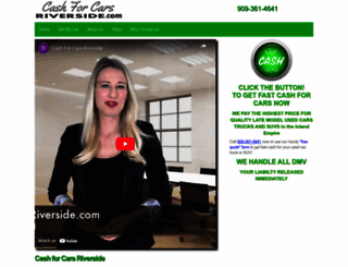cashforcarsriverside.com screenshot