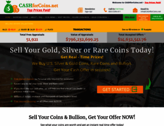 cashforcoins.net screenshot