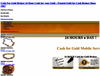 cashforgoldbroker.com screenshot