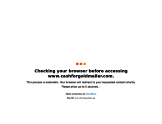 cashforgoldmailer.com screenshot