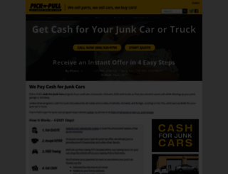 cashforjunkcars.net screenshot