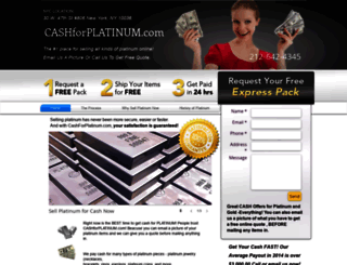 cashforplatinum.com screenshot