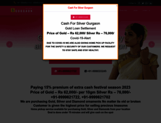 cashforsilvergurgaon.co.in screenshot