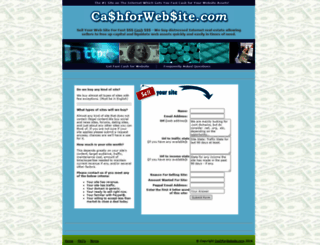 cashforwebsite.com screenshot