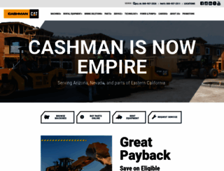 cashmanequipment.com screenshot