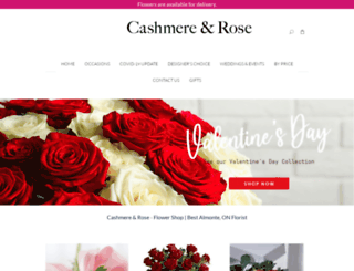 cashmereandrose.ca screenshot