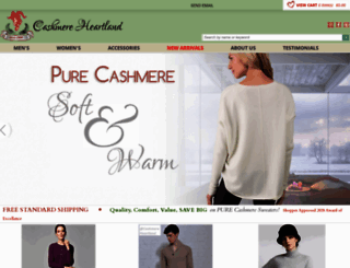 cashmereheartland.com screenshot