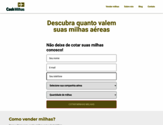 cashmilhas.com.br screenshot