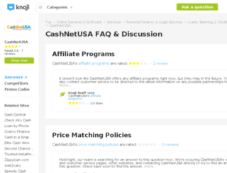 cashnetusa.knoji.com screenshot