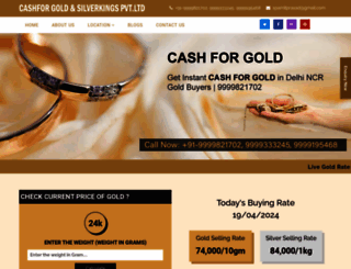 cashngolddelhi.com screenshot