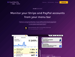 cashnotify.com screenshot