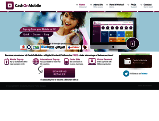 cashonmobile.com screenshot