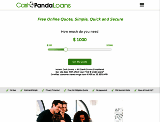 cashpandaloans.com screenshot