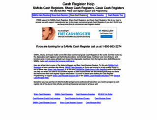 cashregisterhelp.com screenshot