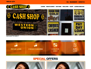 cashshop.ca screenshot