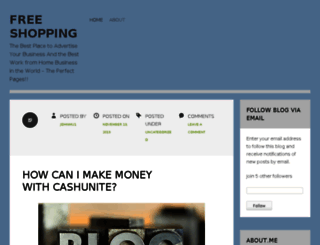 cashuntiter.wordpress.com screenshot