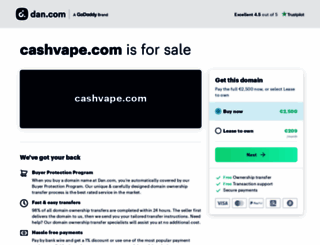 cashvape.com screenshot