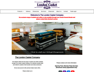 caskets.co.uk screenshot