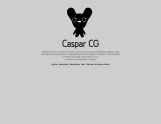 casparcg.com screenshot