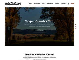 caspercountryclub.com screenshot