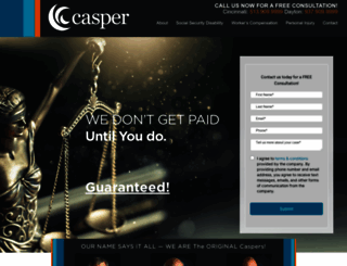 casperinjury.com screenshot