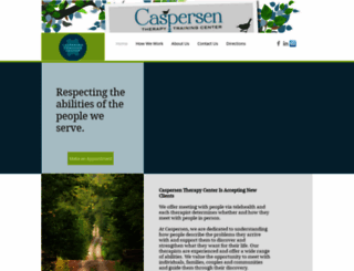 caspersentherapycenter.com screenshot