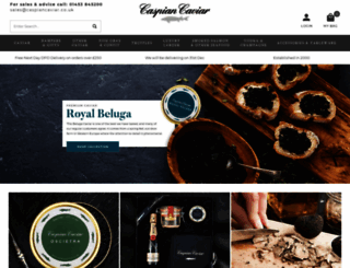 caspiancaviar.co.uk screenshot