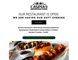 caspianrestaurant.com screenshot