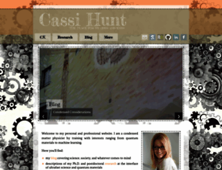 cassandrahunt.com screenshot
