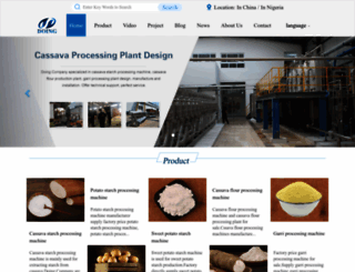 cassavaprocessing.com screenshot