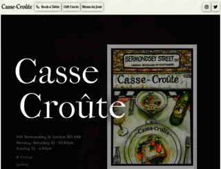 cassecroute.co.uk screenshot