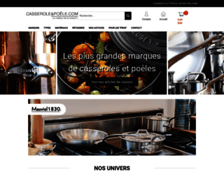casserole-et-poele.com screenshot