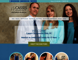 casseschiropractic.com screenshot