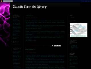 cassettecoverartlib.blogspot.ca screenshot