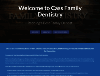 cassfamilydentistry.com screenshot
