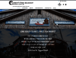 cassidysfishmarket.com screenshot