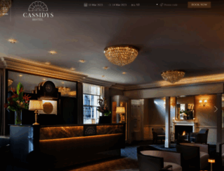 cassidyshotel.com screenshot