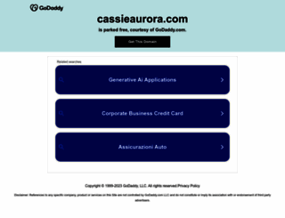 cassieaurora.com screenshot