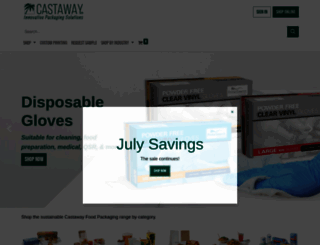 castawayfoodpackaging.co.nz screenshot