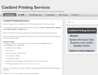 castbird-printing.blogspot.com screenshot