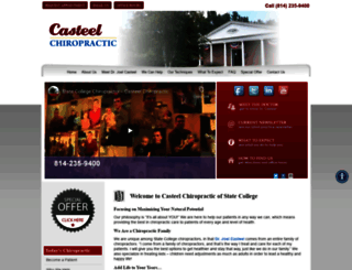 casteelchiropractic.com screenshot