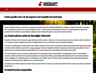castellodicarimate.com screenshot