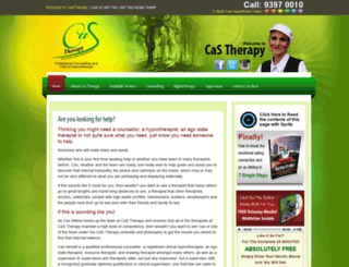 castherapy.com.au screenshot