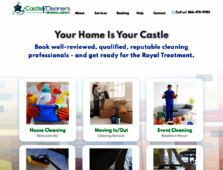 castle-cleaners.com screenshot