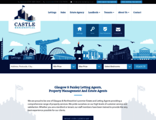 castle-residential.co.uk screenshot