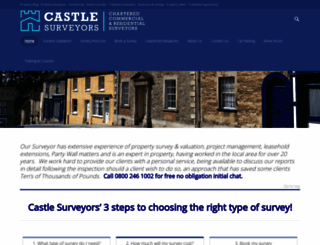 castle-surveyors.co.uk screenshot