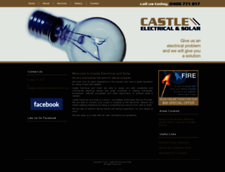 castleelectricalandsolar.com.au screenshot
