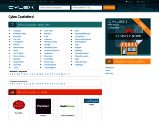 castleford.cylex-uk.co.uk screenshot
